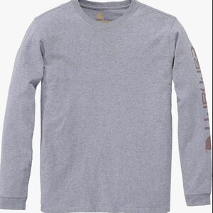 Carhartt Kids Heather Gray Long Sleeve Tee